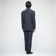 アスレチックウール 3つボタンスーツ 紺 スリム JUNKO SHIMADA JS homme ブルーレーベル