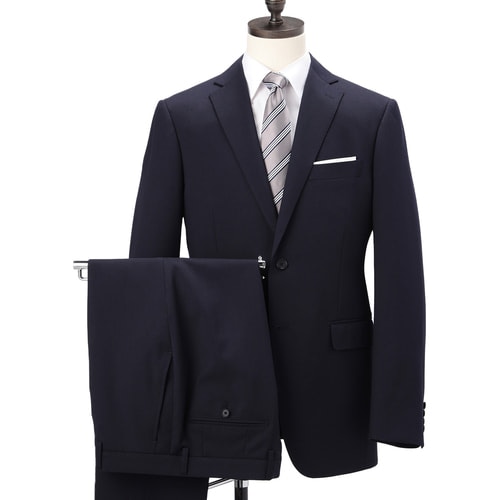 専用LESMUSE アオキ　セットアップ　スーツ　フォーマル　3点　11号　9号 リサイクル素材使用 洗える ストレッチ スリーピーススーツ 紺