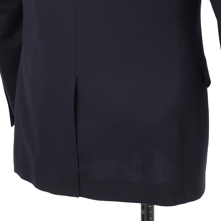 ビジネスから就活まで】紺無地 洗える ストレッチ 2パンツスーツ LES