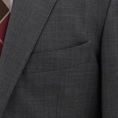 ロイヤルウール＆マイクロファイバー 段返り3つボタンスーツ