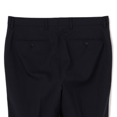 新品☆17号LL黒系ストライプ♪洗える2パンツスーツ♪脚きれい見え☆r395 特価】【WEB限定価格】洗える ストレッチ 2パンツスーツ 紺