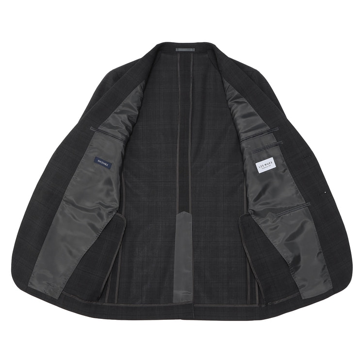 ②新品  アオキLES MUES  ノーカラージャケット テーパードパンツスーツ 特価】【パジャマスーツ】 RENU 七分袖ノーカラージャケット
