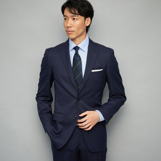 日本製素材 黒織柄ストライプスーツ ベーシック JUNKO SHIMADA JS 日本製素材 黒織柄ストライプスーツ ベーシック JUNKO SHIMADA JS