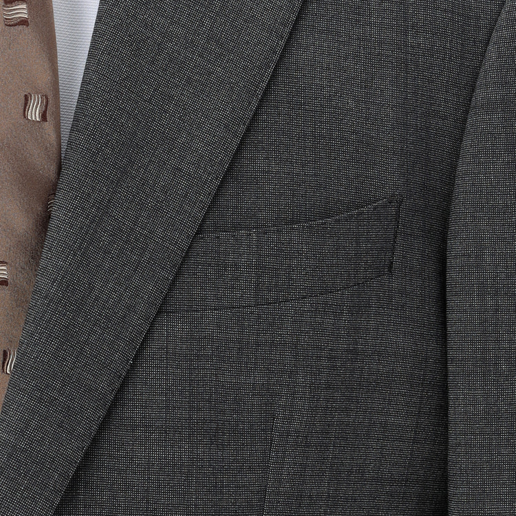 アスレチックウールスーツ ミディアムグレーピンヘッド ベーシック