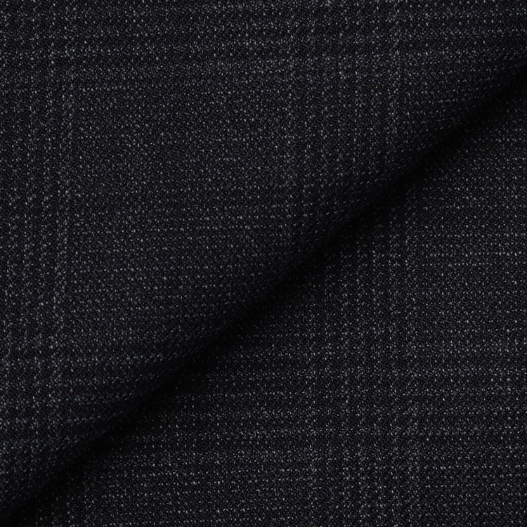 【極美品】 MAJI スリーピース AOKI AB5 シルク混 チェック 黒 極美品】 MAJI スリーピース AOKI AB5 シルク混 チェック 黒