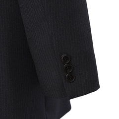 チャコールグレーストライプスーツ JOURNAL WORKS ベーシック