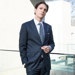 【英国王室御用達】Gee&Holmes ヘリテージコレクション シルバーウェア 上質ウールスーツ 黒無地調 ベーシック JUNKO SHIMADA JS hom