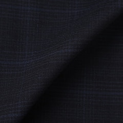 コンフォートスーツ 段返り3つボタン 紺チェック スリム JUNKO SHIMADA JS homme ブルーレーベル