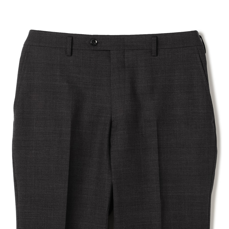 【hadel】カシミヤ スーツ チェック M グレー 段返り３B サマーウールグレンチェックスーツ – LARDINI Online Store