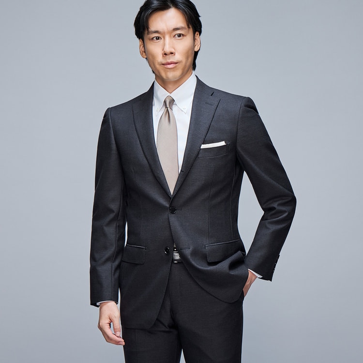 JWMJ239◆灰黒柄◆春夏◆新品◆マンシング◆Munsingwear◆M◆シャツ◆デサント◆サンスクリーン 2023新作『スタンダードコレクション』| マンシングウェア公式