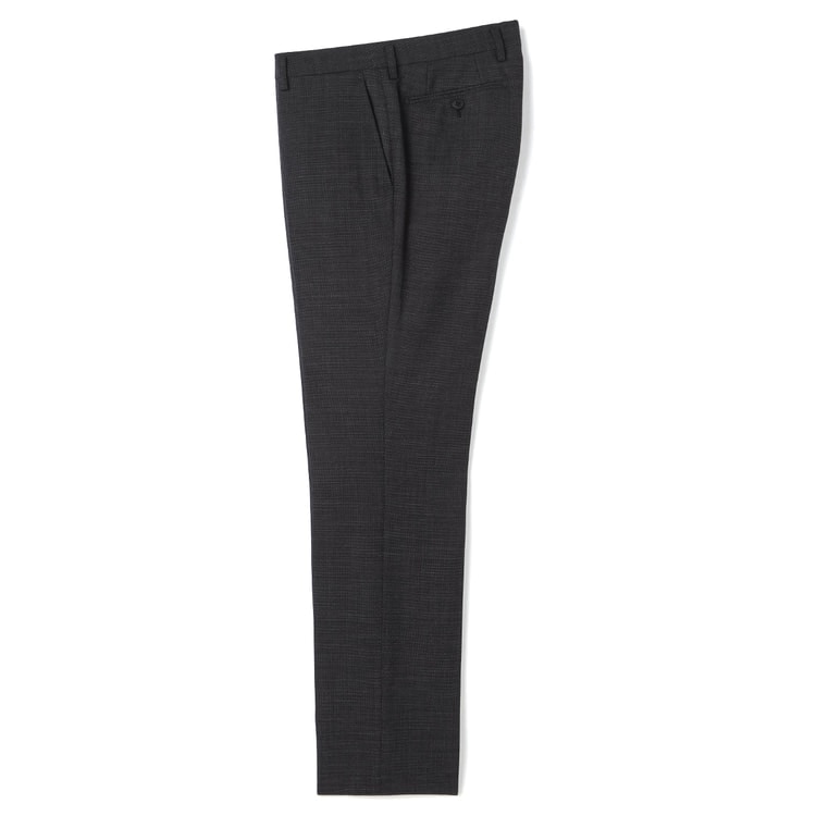 上質ストレッチスーツ グレー織柄無地 MAJI スリム 別売ベストあり