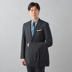 アウトレット】リサイクル素材使用 洗える ストレッチ 2パンツスーツ