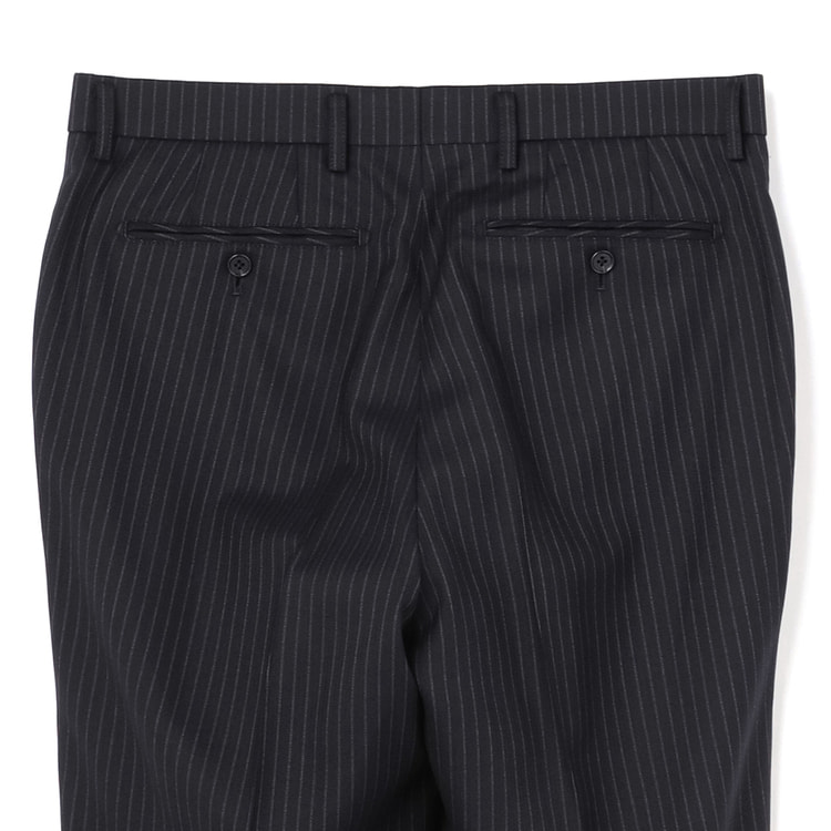 AOKI LES MUES パンツスーツ ブラックストライプ 3L 2L アウトレット】洗える ストレッチ 2パンツスーツ 黒ストライプ LES MUE