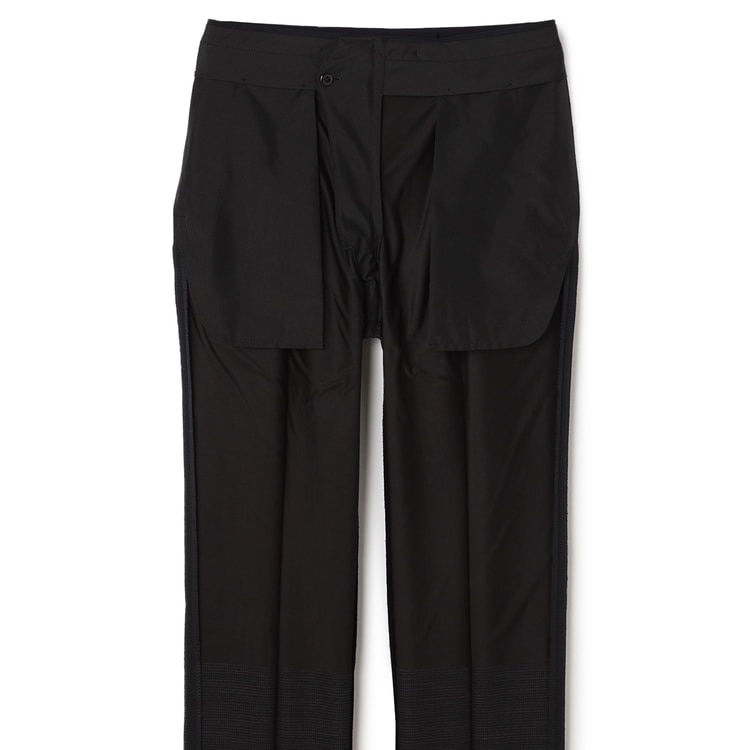 未使用　洗えるAOKI LES MUES パンツ2本 セットアップ Y8 185 ビジネスから就活まで】黒無地 洗える 2パンツスーツ LES MUES ベーシ