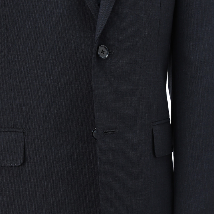 未使用級 定価11万◎ビームスエフ ウールリネン ビジネススーツ 紺42 完売品 未使用級 定価11万◎ビームスエフ ウールリネン ビジネススーツ 紺42