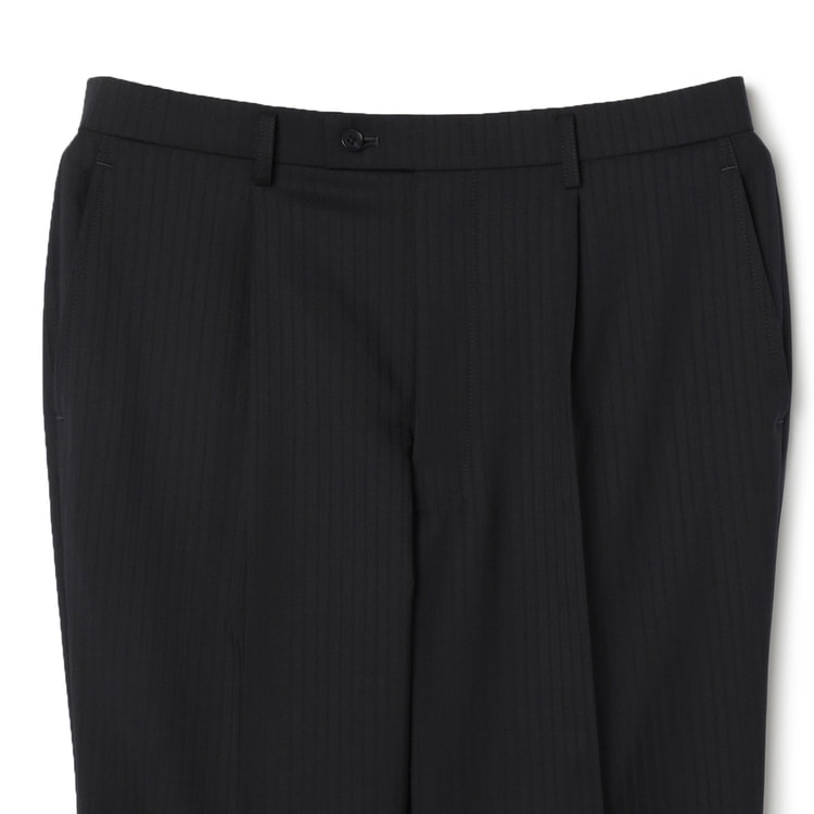 LES MUES【洗濯機で洗える】BB6 トラベル 紺 チェック スーパークール LES MUES【洗濯機で洗える】BB6 トラベル 紺 チェック スーパー