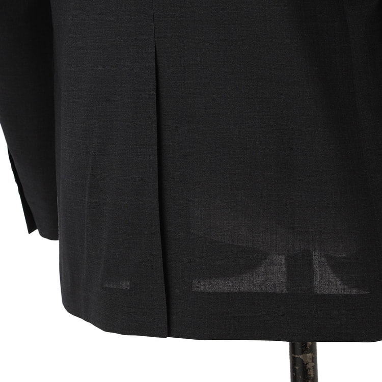 【美品】PERSON’S 洗えるパンツスーツ 黒ストライプ 15号 特価】【WEB限定価格】洗える ストレッチ 2パンツスーツ 黒