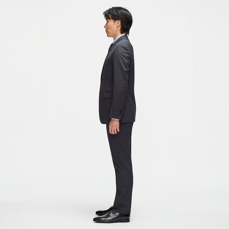 洗える 着回しクロススーツ LES MUES スリム グレー【AOKI公式通販】