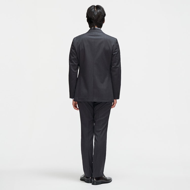 洗える 着回しクロススーツ LES MUES スリム グレー【AOKI公式通販】