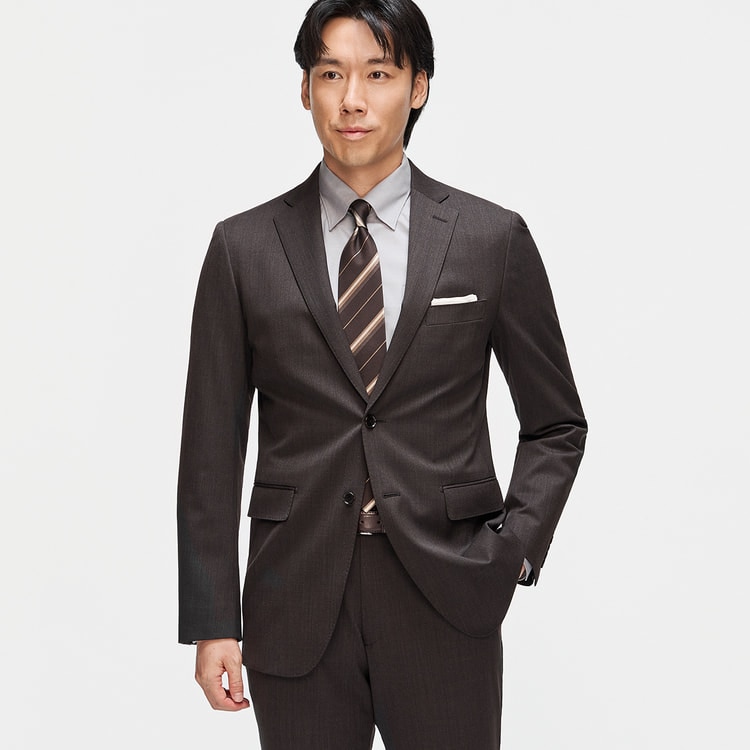 【美品】LES MUES レミュー 3ピーススーツ チャコールグレー S相当 Yahoo!オークション -「les mues スーツ」(シングルスーツ