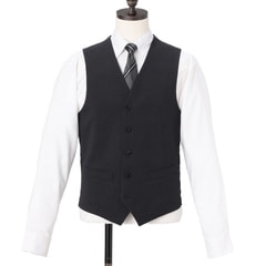 洗える リバーシブルベスト スリーピーススーツ グレーピンヘッド LES