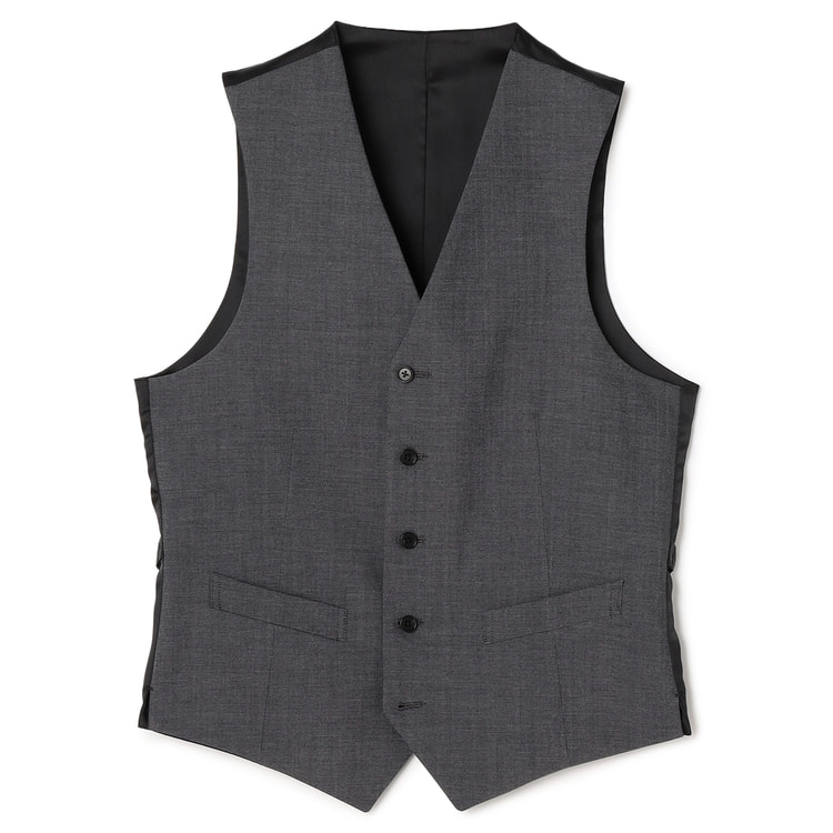 洗える リバーシブルベスト スリーピーススーツ グレーピンヘッド LES