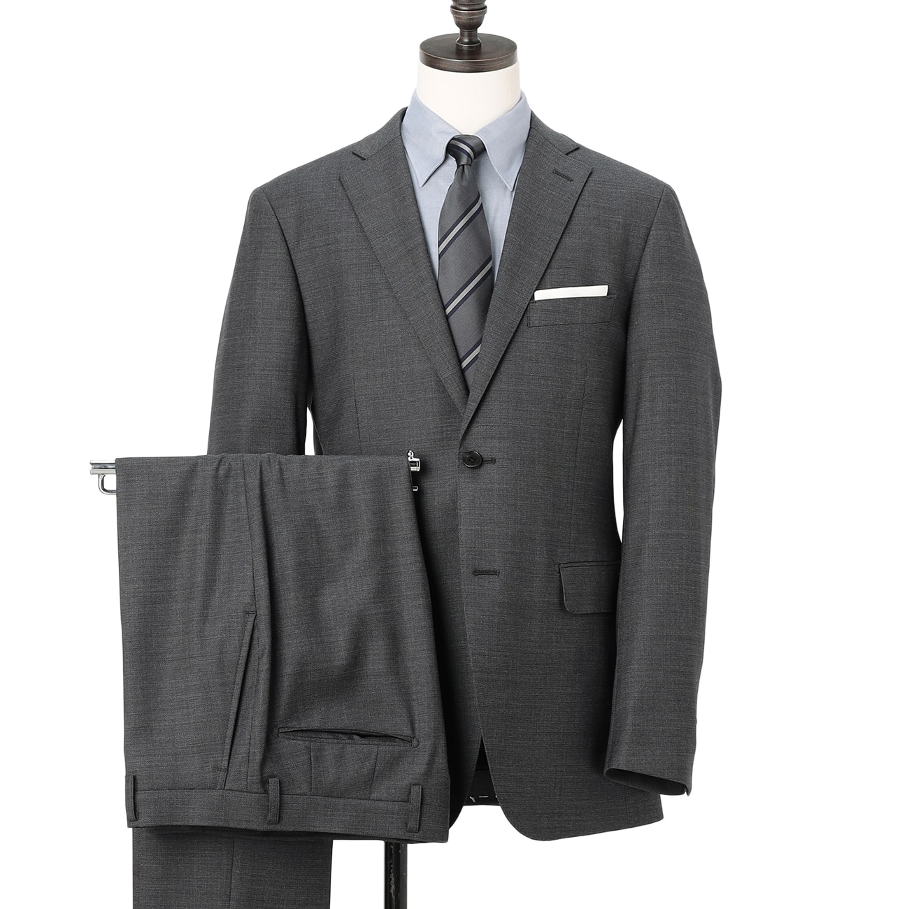REDA 着回しクロススーツ グレー無地調 LES MUES スリム REDA 着回しクロススーツ グレー無地調 LES MUES スリム