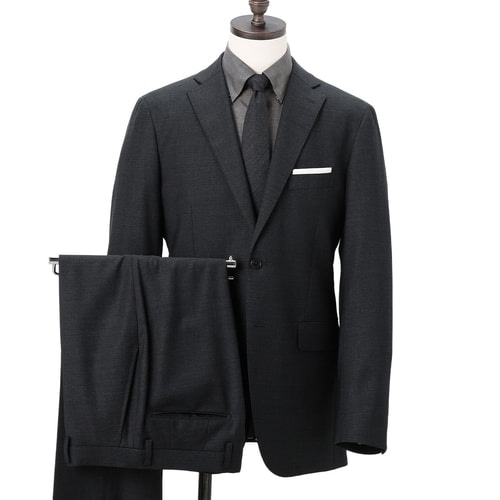 （美品）AOKI LES MUESスーツセット（上7号、下5号）mework リサイクル素材使用 洗える ストレッチ スリーピーススーツ