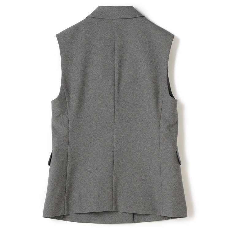 シーニュ グレー ダブルブレスト ベスト