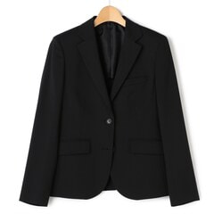 Executive テーラードジャケット&パンツ セットアップ サイズ40 黒 ビジネスから就活まで】洗える 黒無地 テーラードジャケット