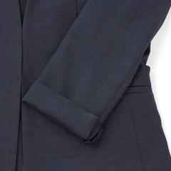 リネンライク ノーカラージャケット セットアップ着用可【AOKI公式通販】