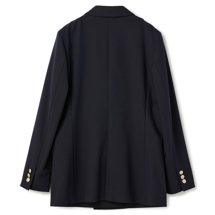 未使用新品　2025 Drawer M.SUMMER1 ダブル4Bジャケット ライトストレッチ ダブルジャケット 紺 セットアップ着用可