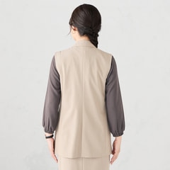 【ストロベリー】ANAYI ベージュ ダブルブレストベスト ストロベリー様専用】ANAYI ベージュ ダブルブレストベスト