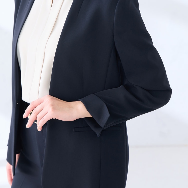 定価6.5万円 新品同様 アナイ スーツ セットアップ ネイビー 36 38 Perfect Suit FActory（パーフェクト スーツ ファクトリー