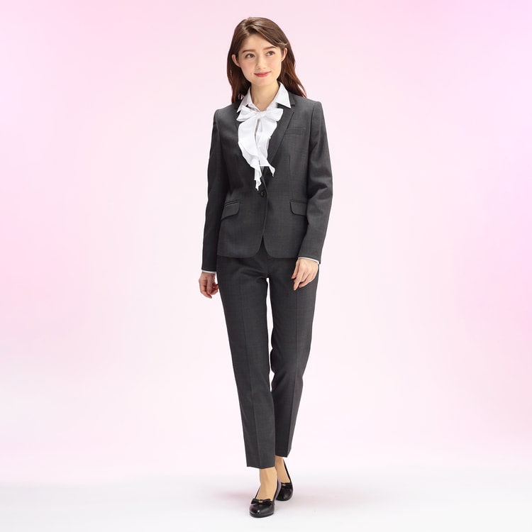 Web限定価格 Cancamコラボ グレー無地調テーラード スーツのaoki公式通販