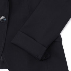 紺無地調テーラードジャケット セットアップ着用可
