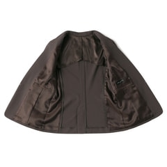 【限定値下げ】AOKI T/Rストレッチ ノーカラージャケット パンツセット7号 限定値下げ】AOKI T/Rストレッチ ノーカラージャケット パンツセット7