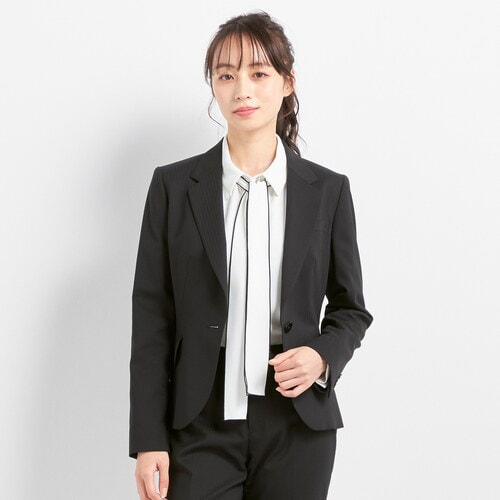 【未使用タグ付♡大きいサイズ】洗える♪AOKI パンツスーツセット XL 春夏 リネンライク クロップドパンツ セットアップ着用可【AOKI公式通販】