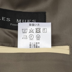 Oggiコラボ 2WAYストレッチ ノーカラージャケット ベージュ
