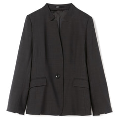 Washable Kirei Suit Grapin Dot Kizami No collar Jacket Mix & Match Wearable