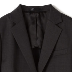 アウトレット】洗えるキレイスーツ グレーピンドット テーラード