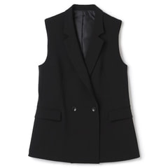 【美品】obli オブリ　ツイードジレ 石井亜美さんコラボ】ツイードペプラムジレ