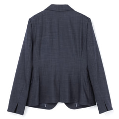 アウトレット】洗えるキレイスーツ 360°キレイテーラードジャケット 紺