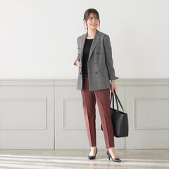 ≪MERY11月掲載≫ ツイードストレッチ ダブルジャケット