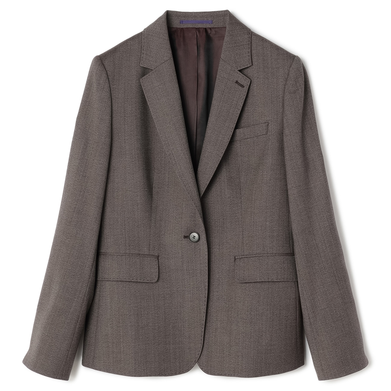 SUITS BY JUNKO SHIMADA Super100′s ハイクオリティウールテーラードジャケット ブラウン無地調 セットアップ着用可 SUITS BY JUNKO SHIMADA Super100′s ハイクオリティウールテーラードジャケット ブラウン無地調 セットアップ着用可