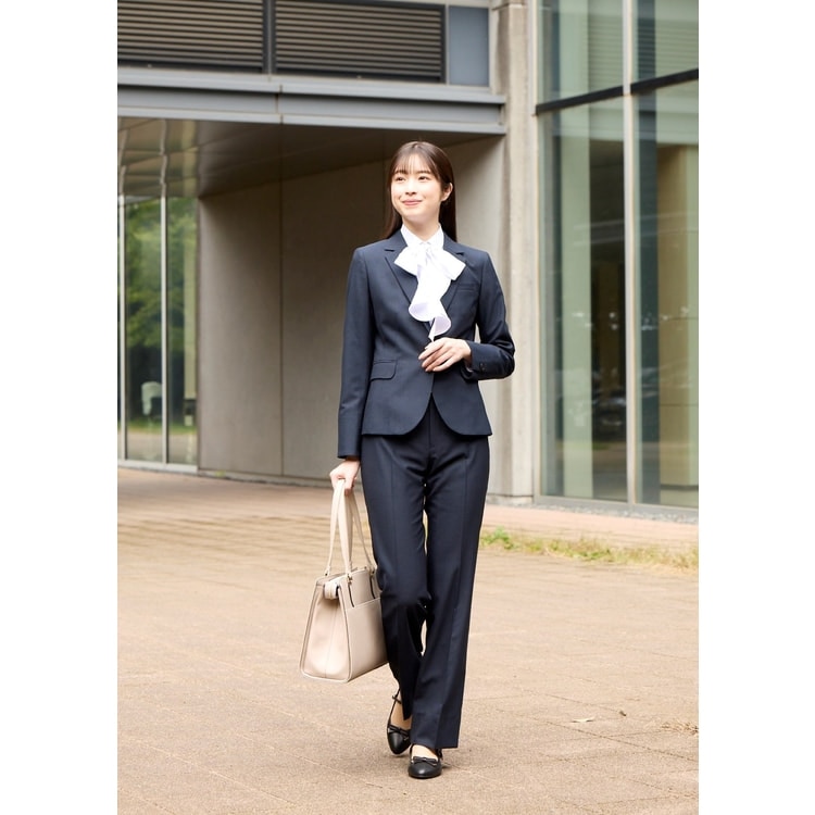 360°キレイ 紺無地調テーラードジャケット セットアップ着用可【AOKI