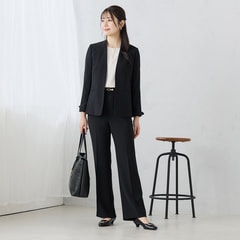 ≪Oggi4月号掲載≫ パウダリーストレッチ黒 ノーカラー