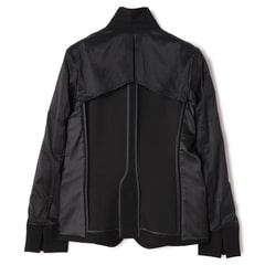 新品未使用 POLA制服　ジャケット　黒 7号 パウダリーストレッチ黒 テーラードジャケット セットアップ着用
