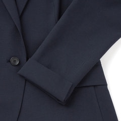 ≪Oggi.jp4月掲載≫ リランチェストレッチ紺 テーラードジャケット セットアップ着用可