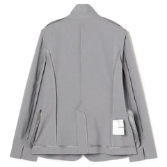 SA-RAH グレー テーラードジャケット 中古・古着通販】ZARA (ザラ) クロップドテーラードジャケット